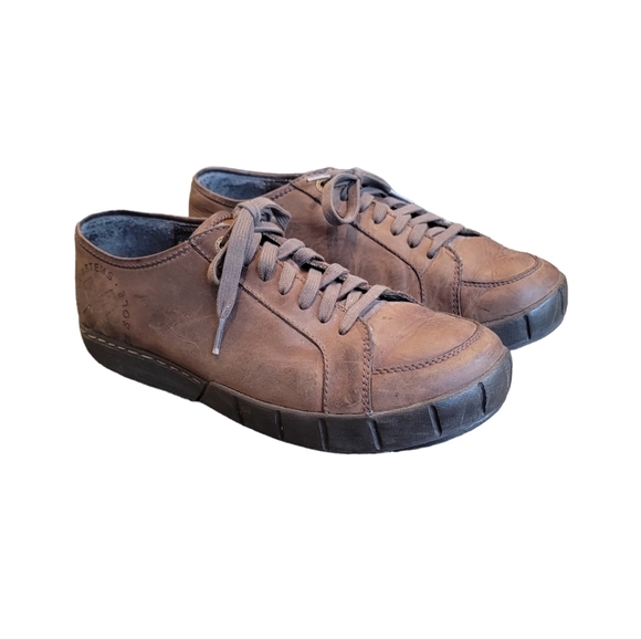 Dr. Martens Brown Leather Lace-Up Sneaker 7 Eyelet Men's 11 - Picture 1 of 10